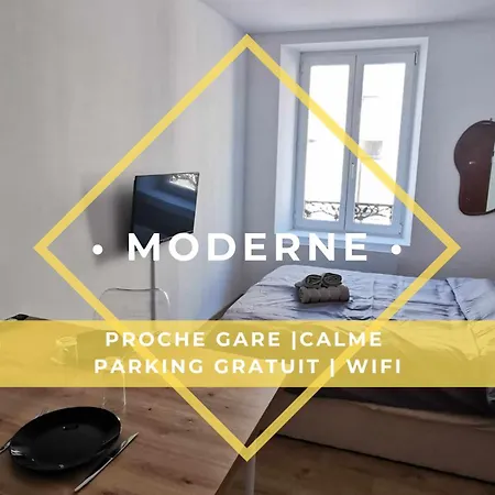 Studio Neuf Et Moderne St-Die - Calme - Wifi - 2 Min Gare - Parking Gratuit Proche Saint-Die-des-Vosges Exterior photo